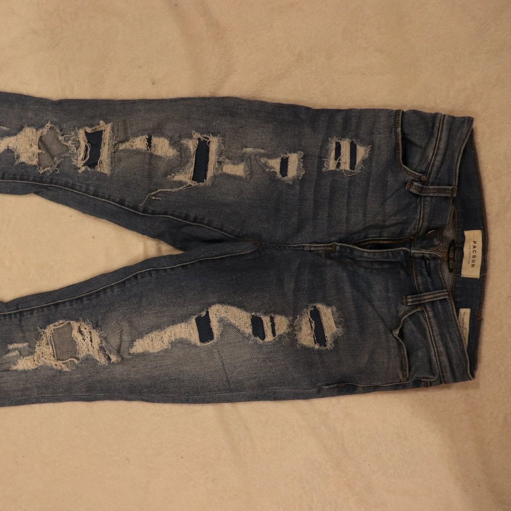 Pacsun High-Rise Distressed Jeans